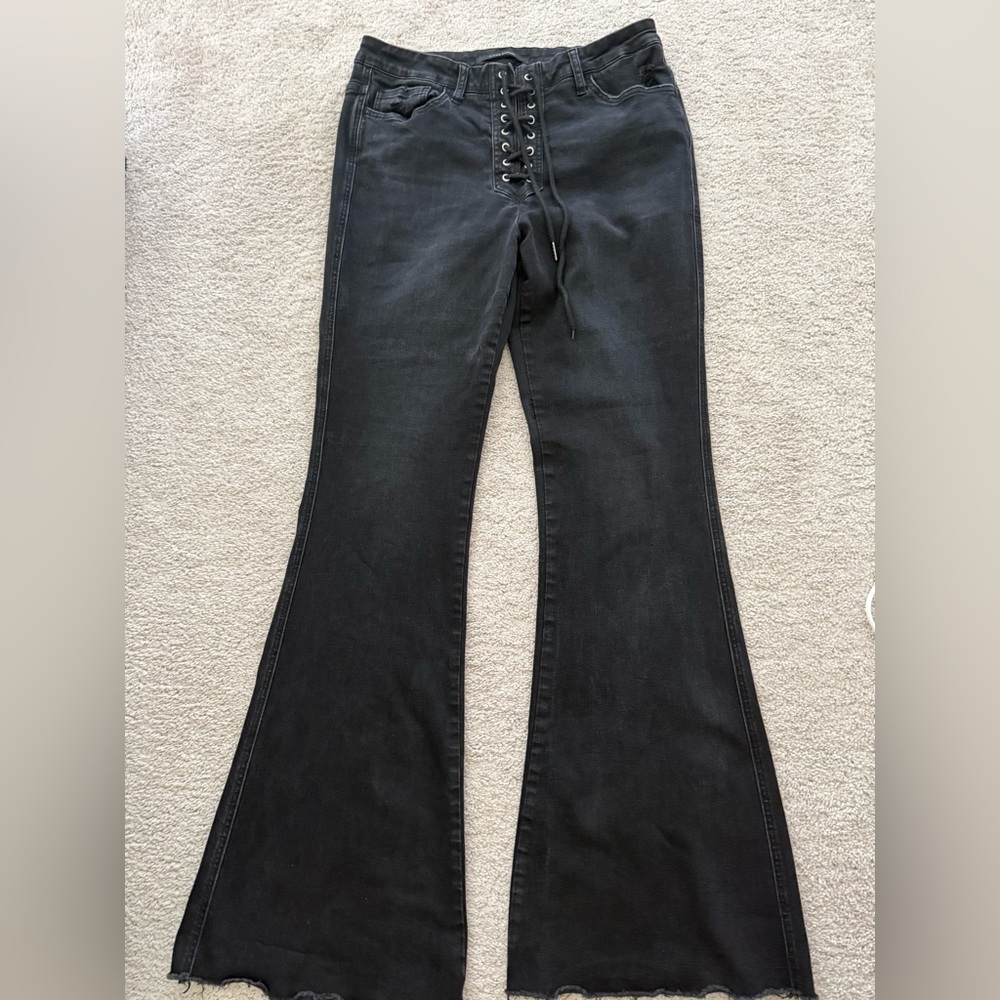 Flying Monkey Black Flare Jeans
